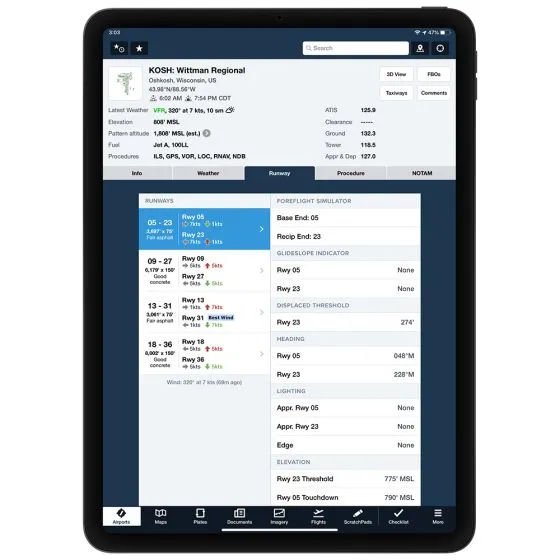 ForeFlight App (Essential Yearly Subscription)