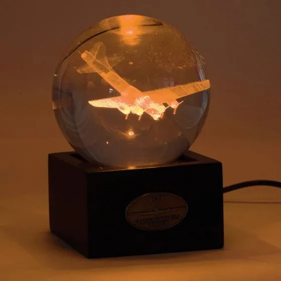 B-17 Flying Fortress Lighted Display Globe