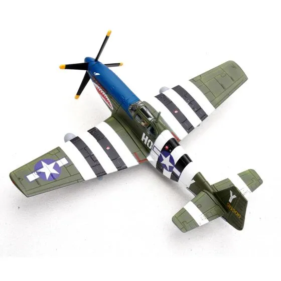 P-51B Mustang Blue Nose Die-Cast Model 4 P-51B Mustang Blue Nose Die-Cast Model