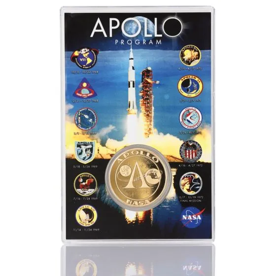 Apollo Program 39mm Bronze Coin 2 Apollo Program 39mm Bronze Coin