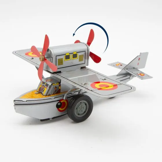Seaplane Wind-Up Tin Model Toy