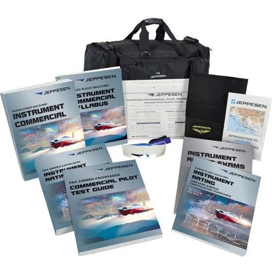 Jeppesen Paper Instrument/Commercial Pilot Part 141 Kit (10011889-017) 2 Jeppesen Paper Instrument/Commercial Pilot Part 141 Kit (10011889-017)