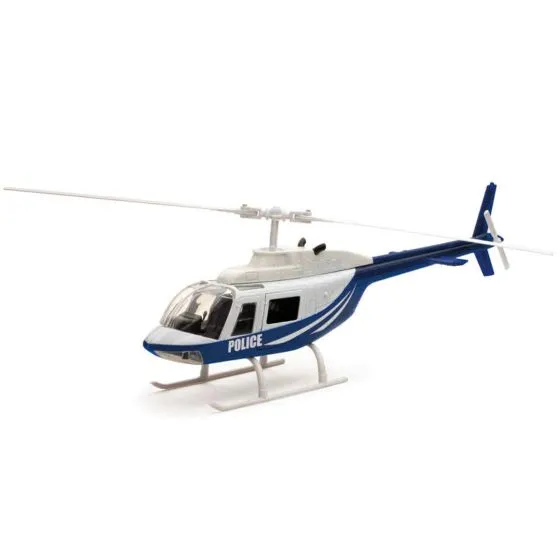 Bell 206 Jet Ranger Police Die-Cast Model 2 Bell 206 Jet Ranger Police Die-Cast Model