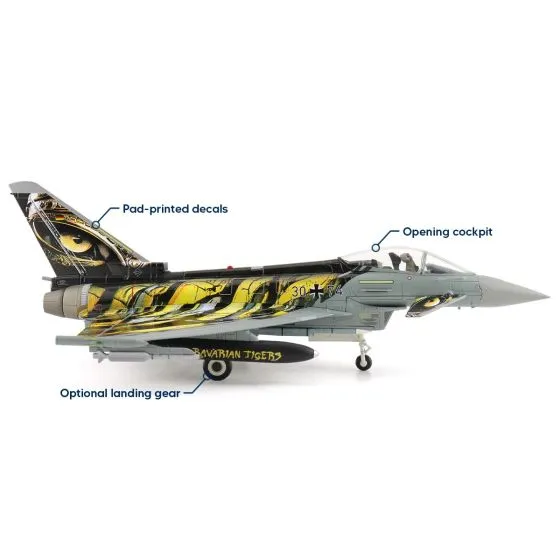 Eurofighter Typhoon Castle Tiger Die-Cast Model 3 Eurofighter Typhoon Castle Tiger Die-Cast Model