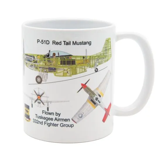 Tuskegee Airmen P-51 Coffee Mug