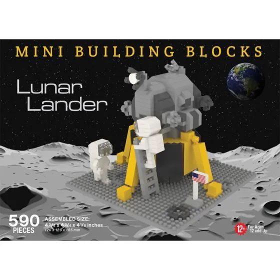 Lunar Lander Mini Building Block Display 3 Lunar Lander Mini Building Block Display