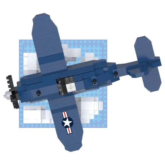 F4U Corsair Mini Building Block Display
