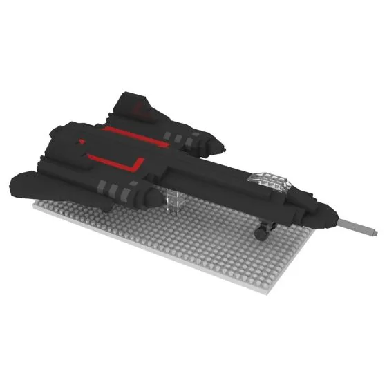 SR-71 Mini Building Block Display