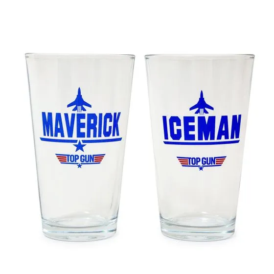 Top Gun (set of 2) 16oz. Pint Glassware Set 2 Top Gun (set of 2) 16oz. Pint Glassware Set