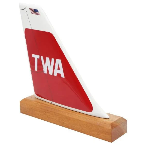 TWA Classic Red Box Logo Tail Display