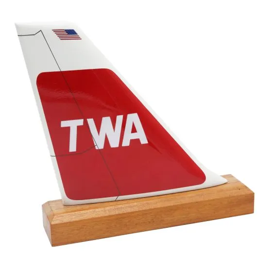 TWA Classic Red Box Logo Tail Display