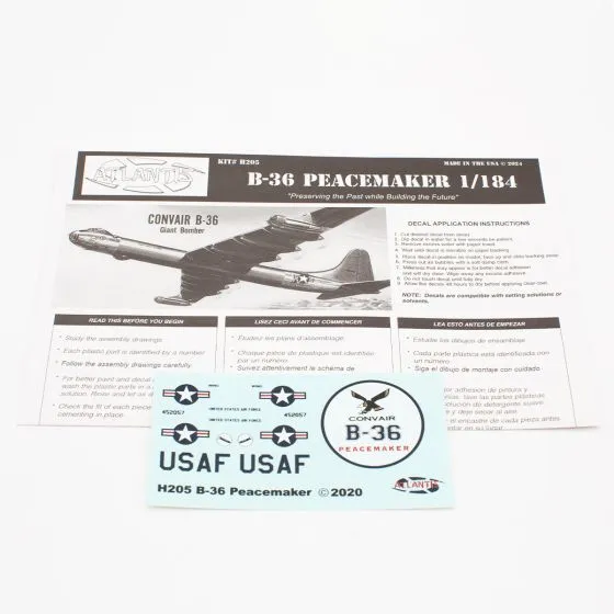 B-36 Peacemaker Model Kit 5 B-36 Peacemaker Model Kit
