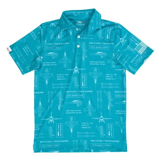 Fighter Jet AeroWear Freedom Series Polo