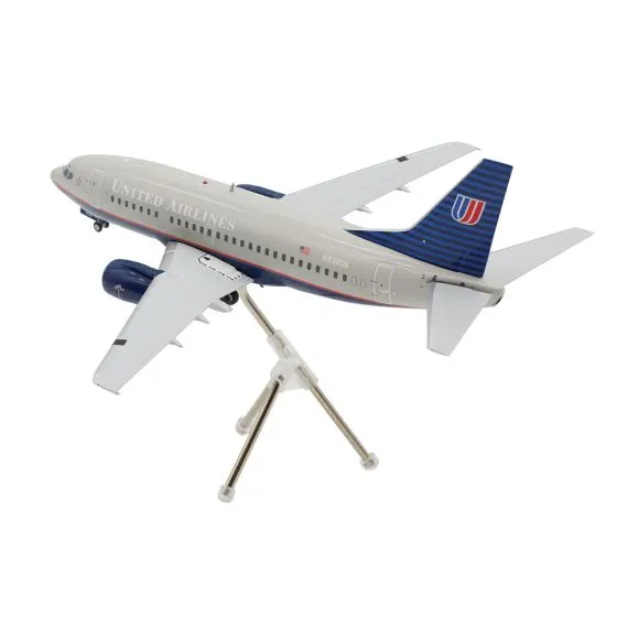 United Airlines Boeing 737-500 Battleship Die-Cast Model 3 United Airlines Boeing 737-500 Battleship Die-Cast Model