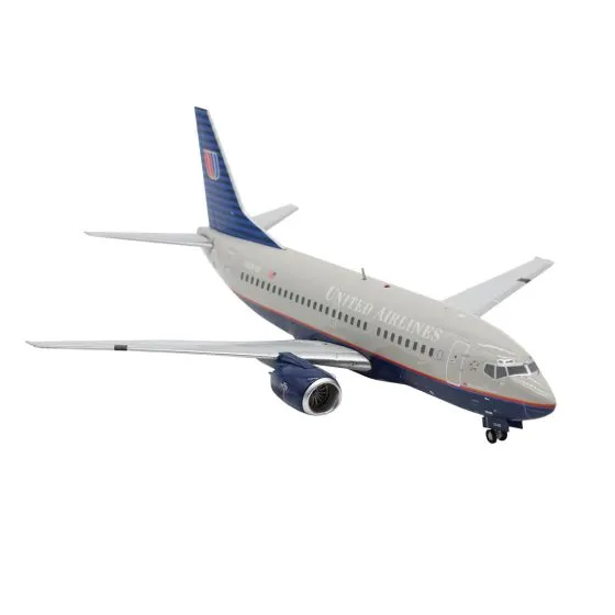 United Airlines Boeing 737-500 Battleship Die-Cast Model 4 United Airlines Boeing 737-500 Battleship Die-Cast Model
