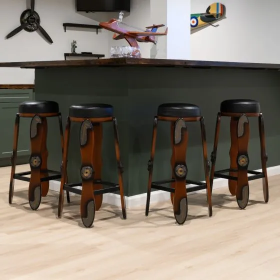 Propeller Bar Stools (Set of 4)
