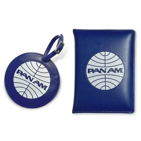 Pan Am Passport Cover and Luggage Tag