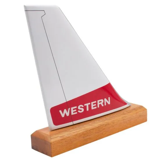 1960s Western Airlines Logo Tail Display