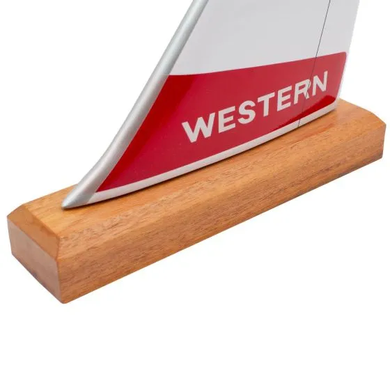 1960s Western Airlines Logo Tail Display 3 1960s Western Airlines Logo Tail Display