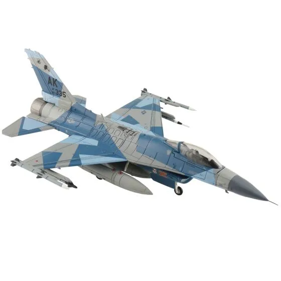 F-16C Fighting Falcon Blue Splinter Die-Cast Model