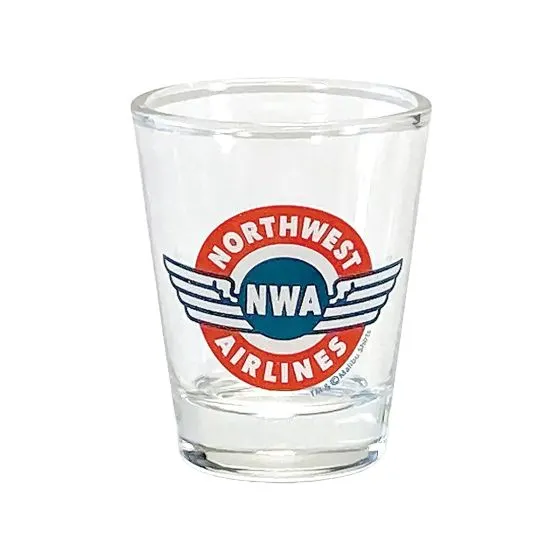 Northwest Airlines Shot Glass