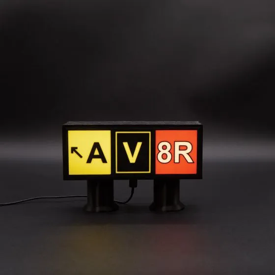 AV8R Taxiway Light Display