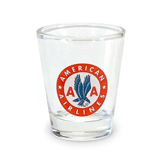 American Airlines Shot Glass