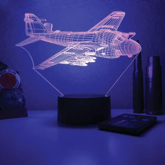 3D Aircraft Color Changing Lamps