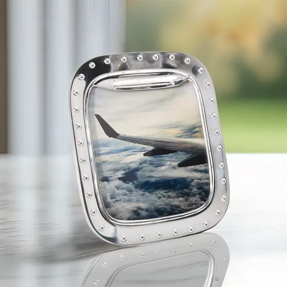Aircraft Window Desktop Picture Frame