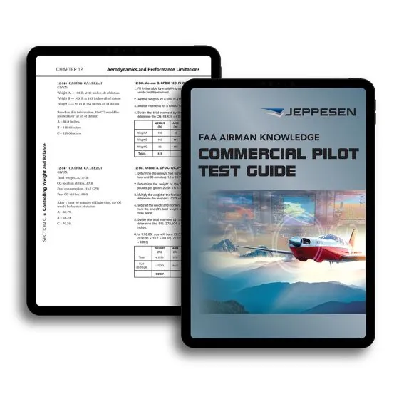 Jeppesen Commercial Pilot Airman Knowledge Test Guide E-Book (11280146-000)