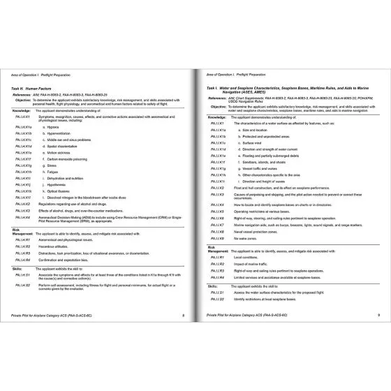 Private Pilot Airplane Airman Certification Standards (ACS) (10735871-004) 2 Private Pilot Airplane Airman Certification Standards (ACS) (10735871-004)