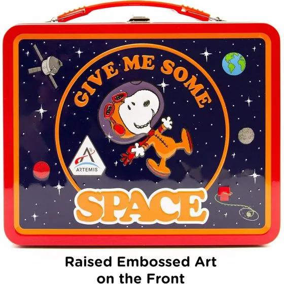 Snoopy Give Me Some Space Tin Lunchbox