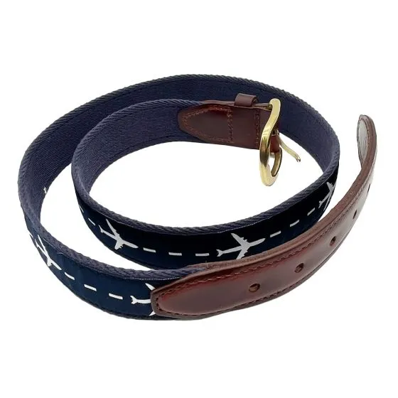Commercial Aviation Men’s Straight Tab Belt