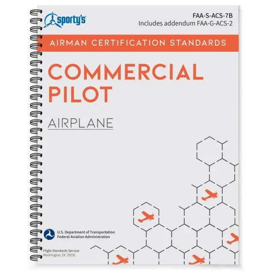 Commerical Pilot Airman Certification Standards (ACS) by Sporty’s