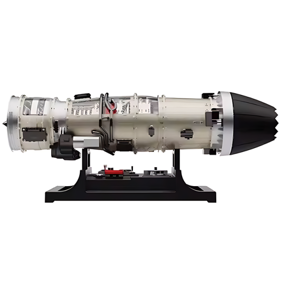 Stainless Steel Fighter Jet Motorized Engine Display Model 3 Stainless Steel Fighter Jet Motorized Engine Display Model