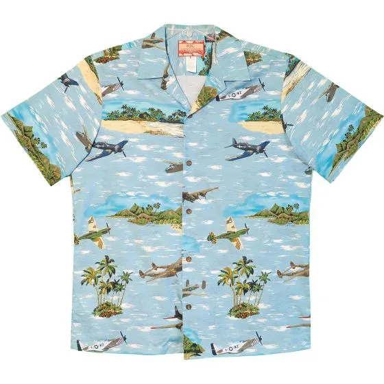 Warbirds and Bombers Aloha Button-Down Shirt