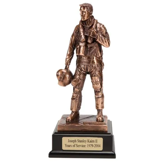 Personalized Air Force Pilot Sculpture 2 Personalized Air Force Pilot Sculpture