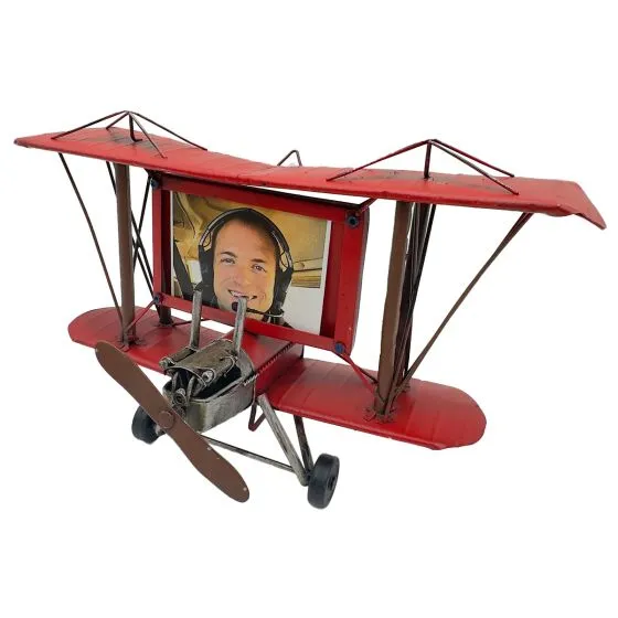 Metal Biplane Picture Frame 2 Metal Biplane Picture Frame