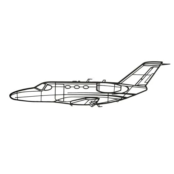 Citation Mustang Silhouette Wall Art Sign
