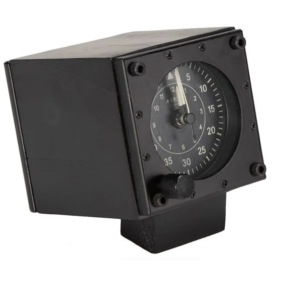 Flight Instrument Desk Clock