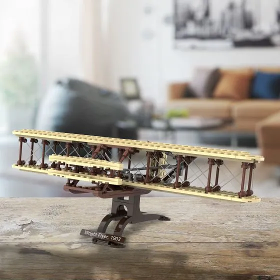 The Wright Flyer Premium Brick Model