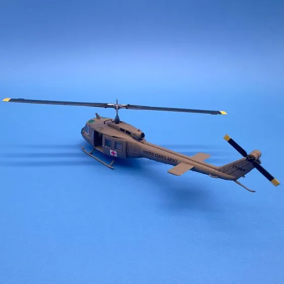 UH-1H Huey “57th Medical Detachment” Die-Cast Model 4 UH-1H Huey “57th Medical Detachment” Die-Cast Model