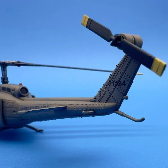 UH-1H Huey “57th Medical Detachment” Die-Cast Model 5 UH-1H Huey “57th Medical Detachment” Die-Cast Model