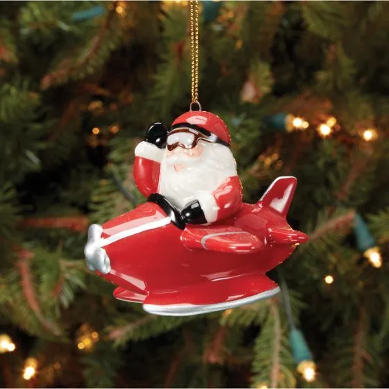 Aviation Ceramic Christmas Ornaments