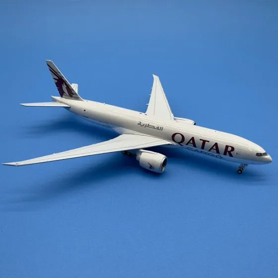 Qatar Airways Cargo Boeing 777-200LRF Interactive Die-Cast Model