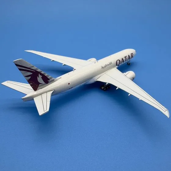 Qatar Airways Cargo Boeing 777-200LRF Interactive Die-Cast Model 2 Qatar Airways Cargo Boeing 777-200LRF Interactive Die-Cast Model