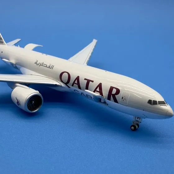 Qatar Airways Cargo Boeing 777-200LRF Interactive Die-Cast Model 3 Qatar Airways Cargo Boeing 777-200LRF Interactive Die-Cast Model