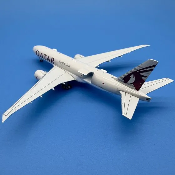 Qatar Airways Cargo Boeing 777-200LRF Interactive Die-Cast Model 4 Qatar Airways Cargo Boeing 777-200LRF Interactive Die-Cast Model
