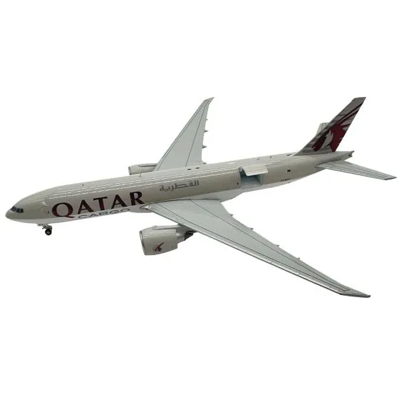 Qatar Airways Cargo Boeing 777-200LRF Interactive Die-Cast Model 6 Qatar Airways Cargo Boeing 777-200LRF Interactive Die-Cast Model
