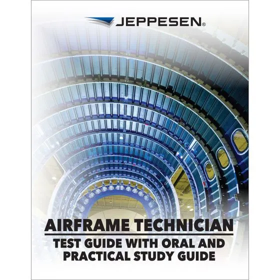 Jeppsen A&P Airframe Technician Test Guide with Oral & Practical Study Guide (10002002-006)